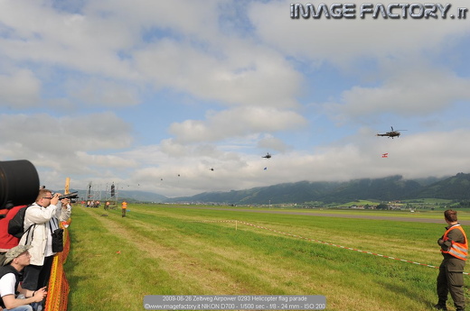 2009-06-26 Zeltweg Airpower 0293 Helicopter flag parade